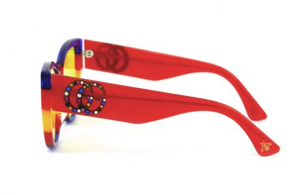 Женские очки Gucci 3876-blue-red